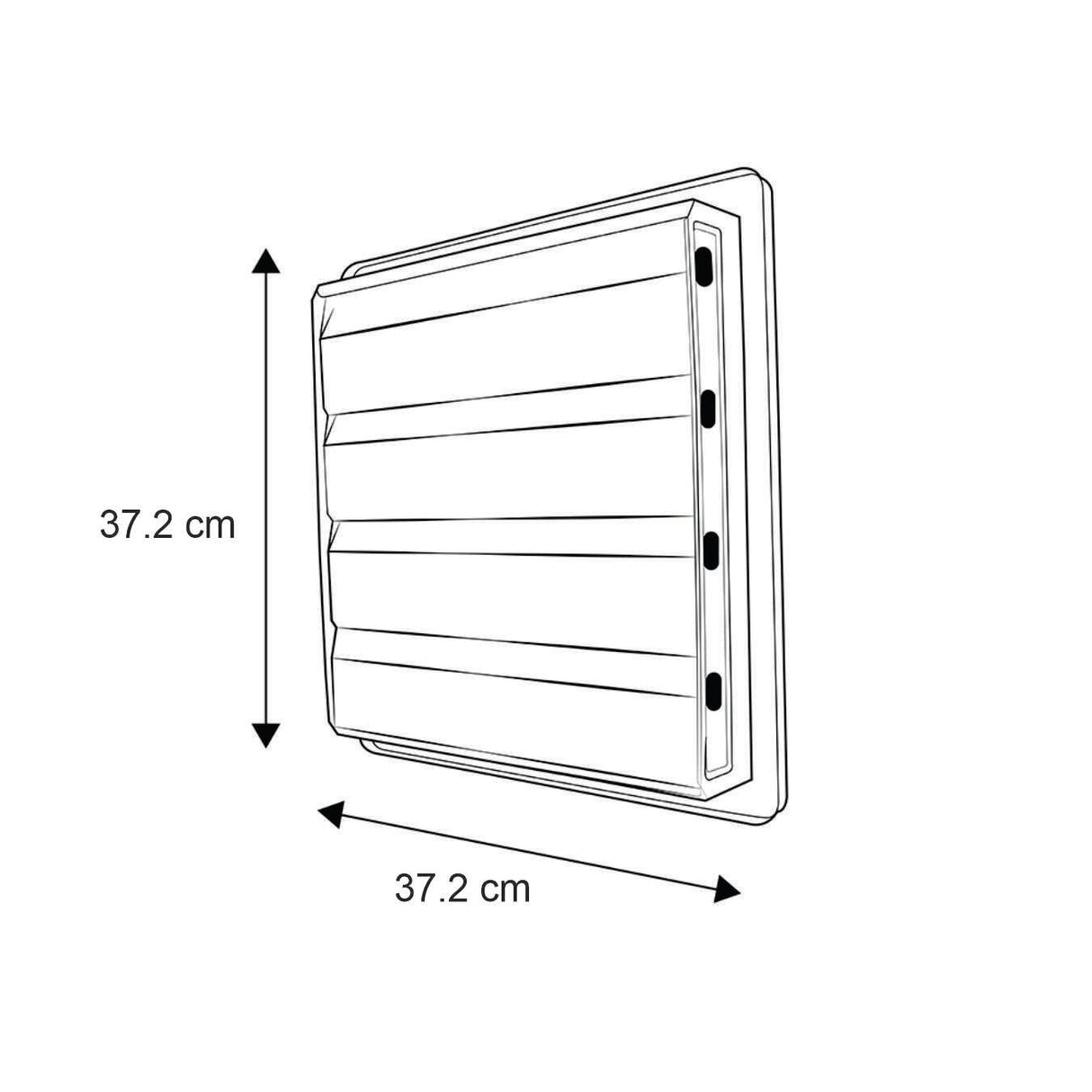 EXTRACTOR DE AIRE ESTEVEZ METÁLICO 12"
