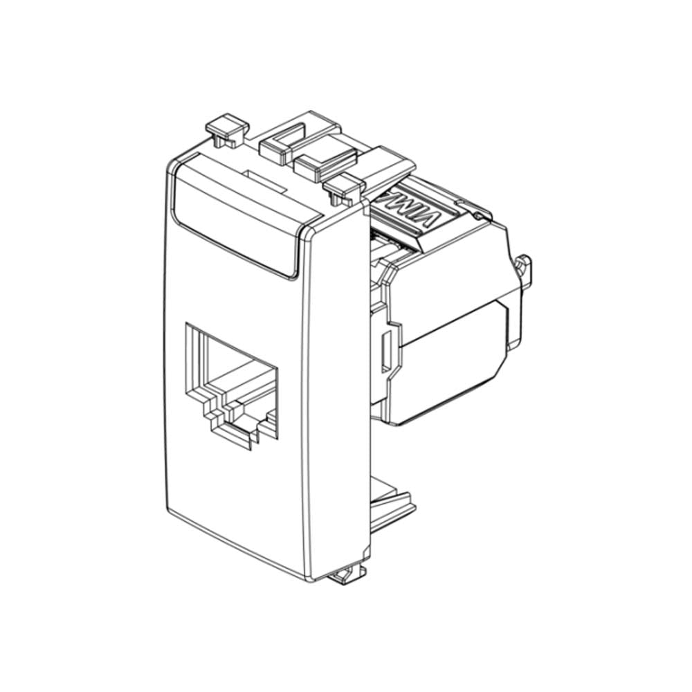 TOMA RJ45 NETSAFE CAT5E UTP METAL MCA ARKE