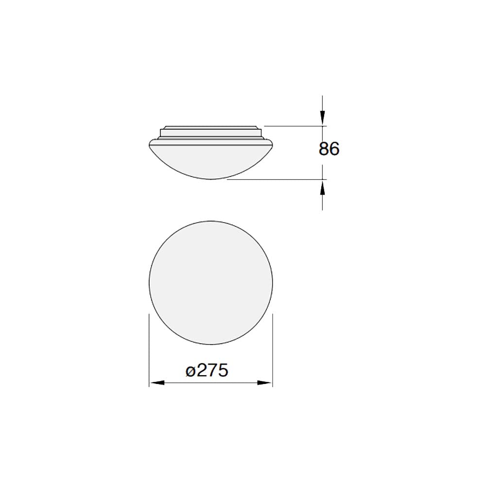 LUMINARIO LED SOBREPONER CLOUD 10W 3000K