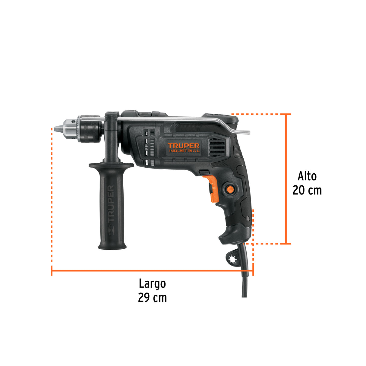 ROTOMARTILLO 1/2 700W INDUSTRIAL ROTO-1/2N6 MCA TRUPER