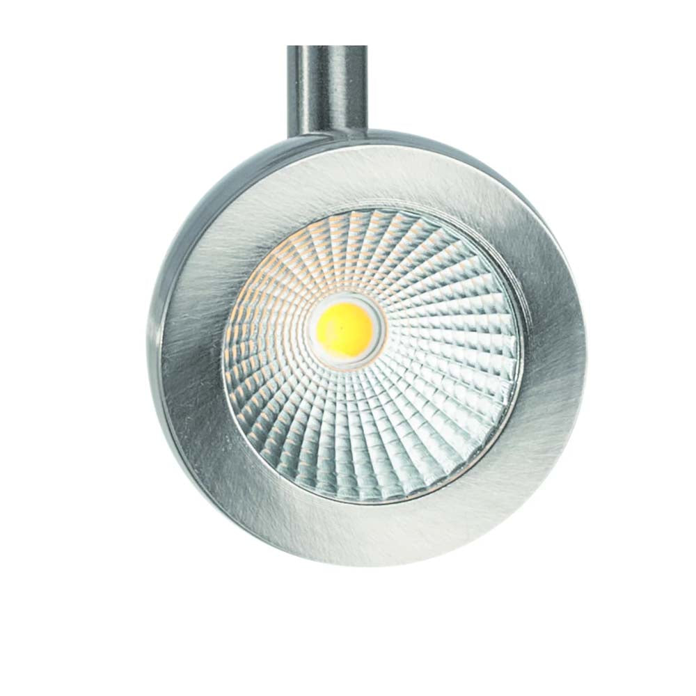 LUMINARIA SOBRE PONER MOLINA RIEL 3 LUCES LED 17W 120V LUZ CALIDA NIQUEL ESTEVEZ ***HAE2025***