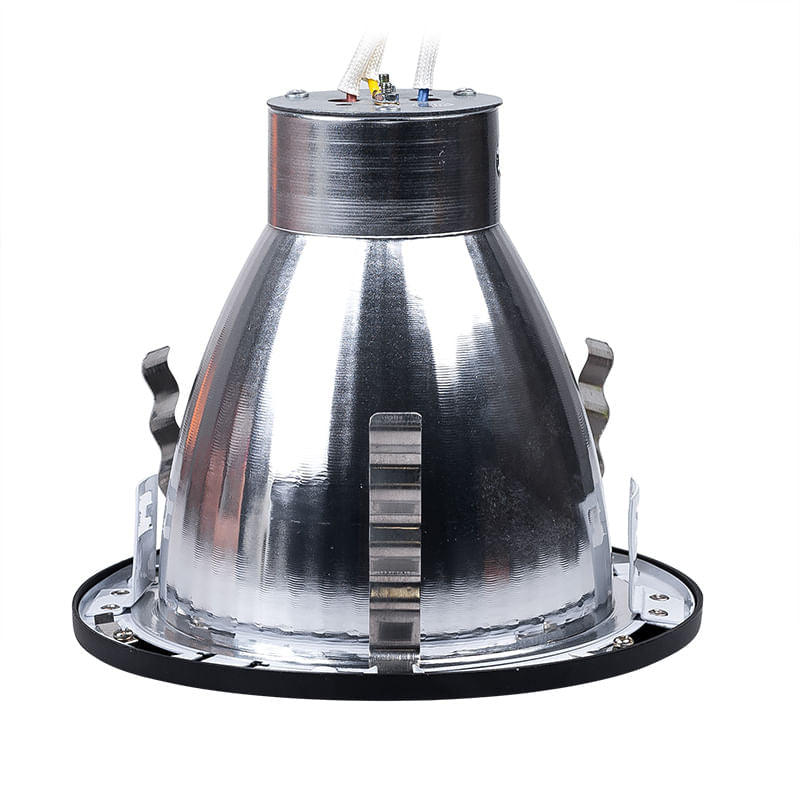 LUMINARIA EMPOTRABLE LED ESTEVEZ CON CRISTAL OPTICO NEGRO