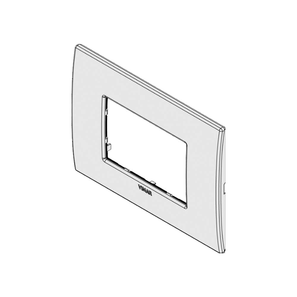 PLACA 3 MOD. CLASSIC METAL COBRE CEPILLADO ARKE VIMAR