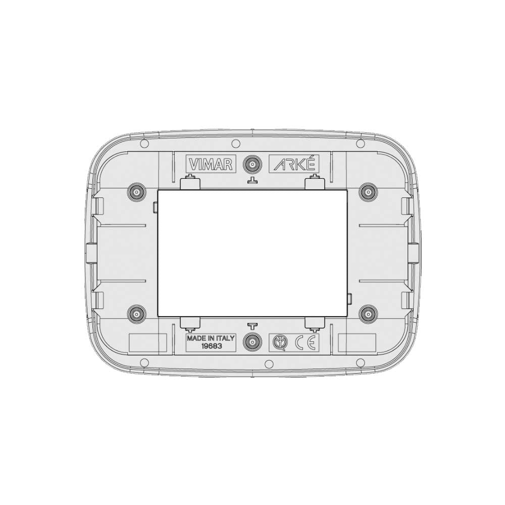 PLACA 3 MOD. ROUND METAL CHAMPAN MATE ARKE VIMAR