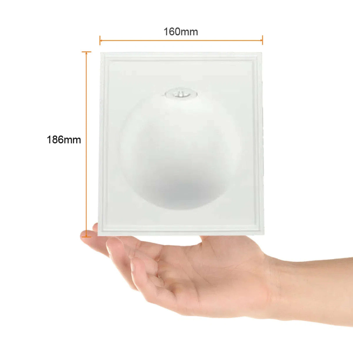 LÁMPARA DE CORTESÍA LED TECNOLITE ANIL II DE YESO 1W LUZ SUAVE CÁLIDA SIN MARCOS ***TECNOLITE HAE***