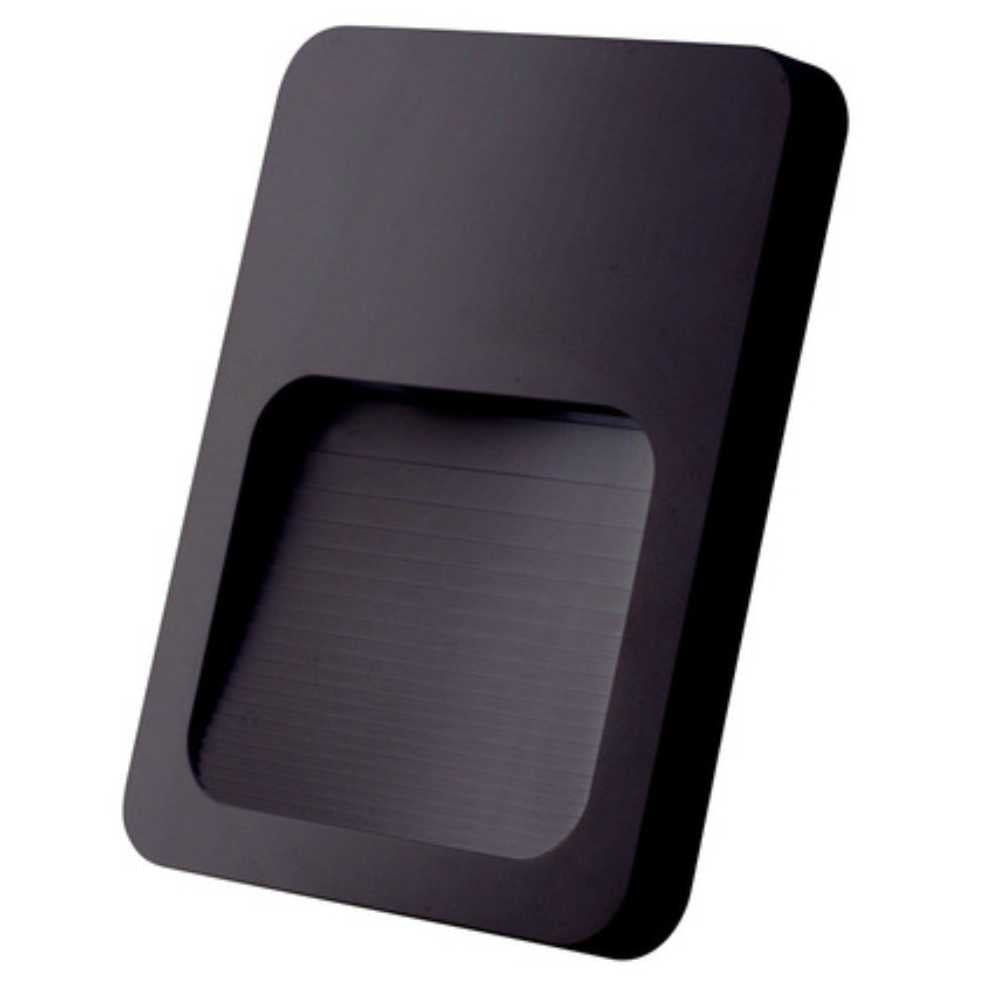 LÁMPARA LED DE EXTERIOR AVIOR TECNOLITE PARA SOBREPONER 1.5W LUZ SUAVE CÁLIDA NEGRO