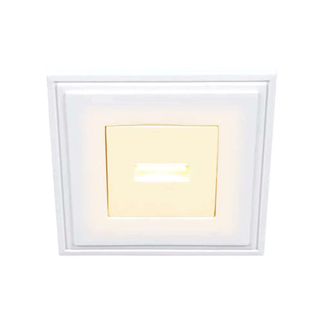 LAMPARA EMPOTRAR YESO 1W. SIN MARCO LUZ SUAVE CALIDA LED INTEGRADO CERVANTES III ***TECNOLITE HAE***