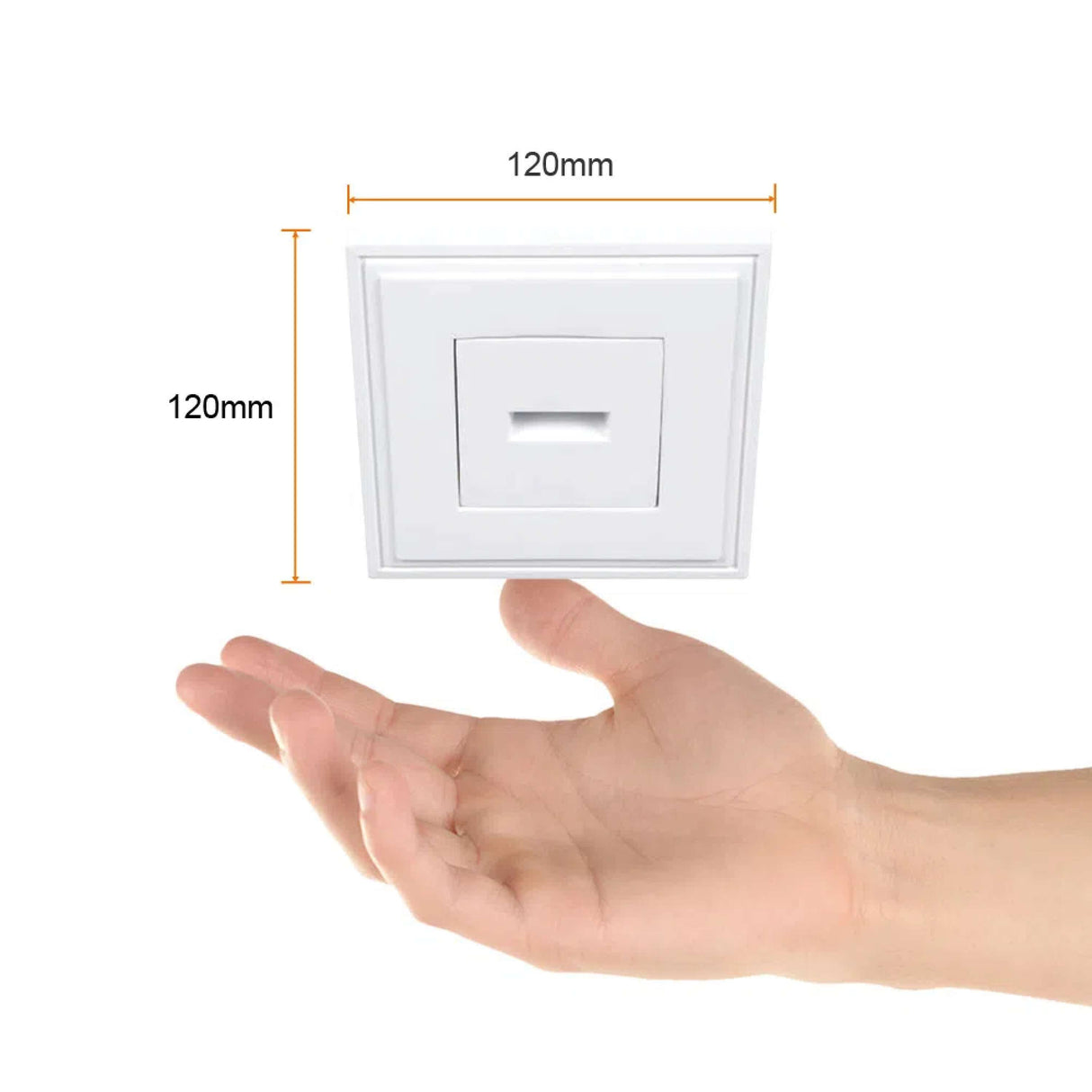 LAMPARA EMPOTRAR YESO 1W. SIN MARCO LUZ SUAVE CALIDA LED INTEGRADO CERVANTES III ***TECNOLITE HAE***
