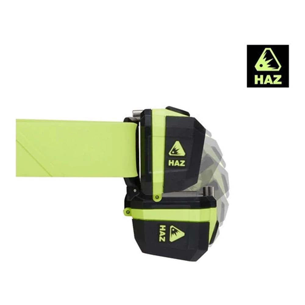 LINTERNA PARA CASCO FOCALIZADA A INTENSA CLASE I II Y III DIVISON 1 P/LUGARES PELIGROSOS 300 LUMENES CORREA DE GOMA ADHESIVO DUAL LOCK 4 GANCHOS P/CASCO LLAVE HEXAGONAL 3 BATERIAS AAA MILWAUKEE