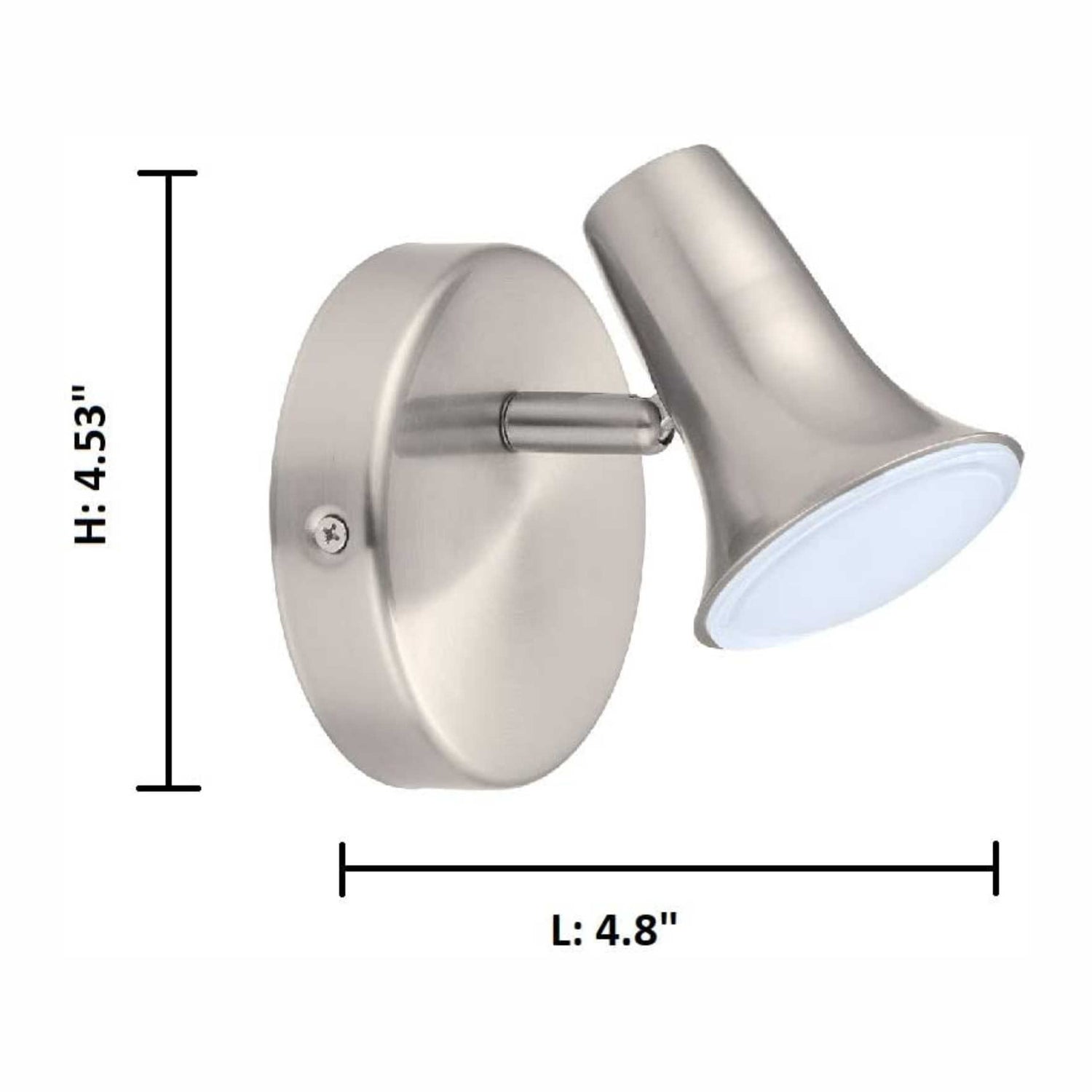 LUMINARIO SPOT PARED LED 1X3W SATINADO JUMILLA ***HAE 2024***