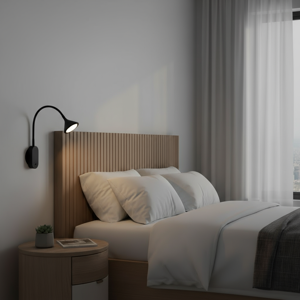 LUZ DE PARED ORMOND NEGRO LED 5.2W 3000K IP20 EGLO ***HAE 2024***