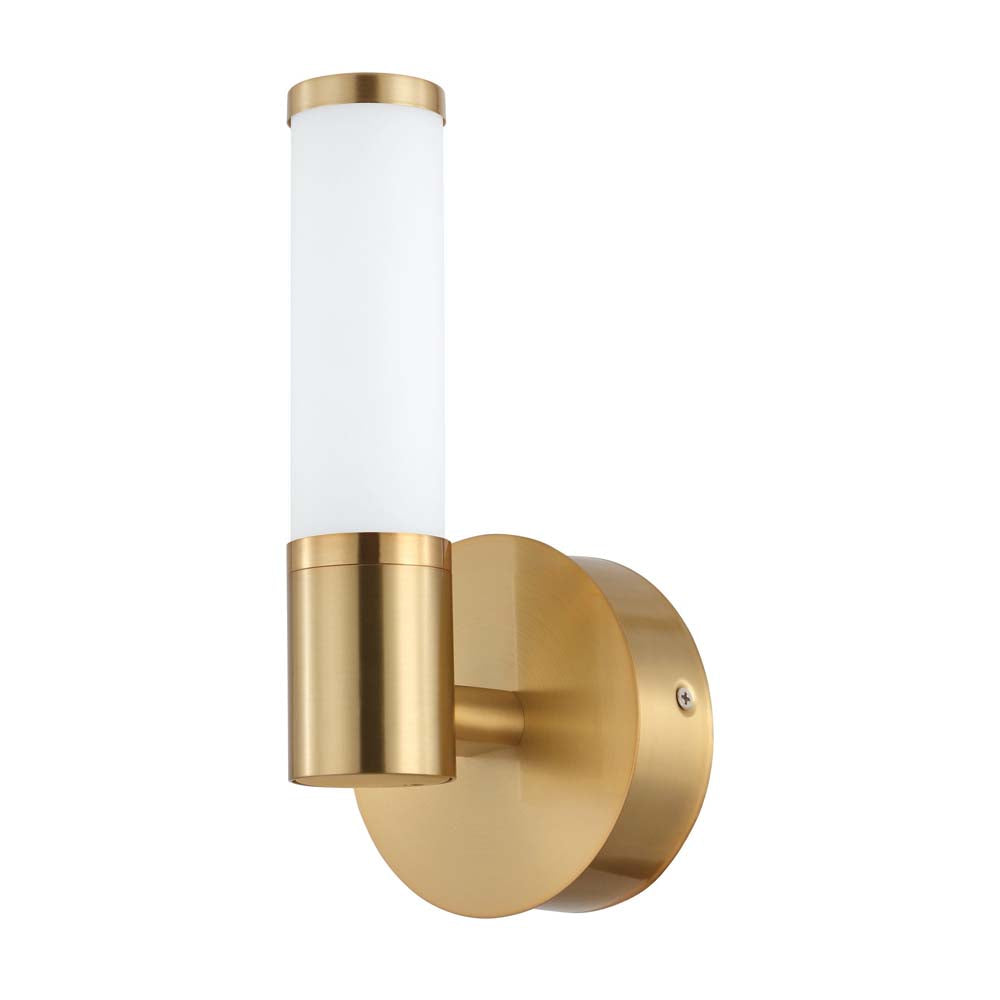 ARBOTANTE CILINDRO ACERO ORO CEPILLADO LED PALMERA 1 EGLO ***SIN T.E.***