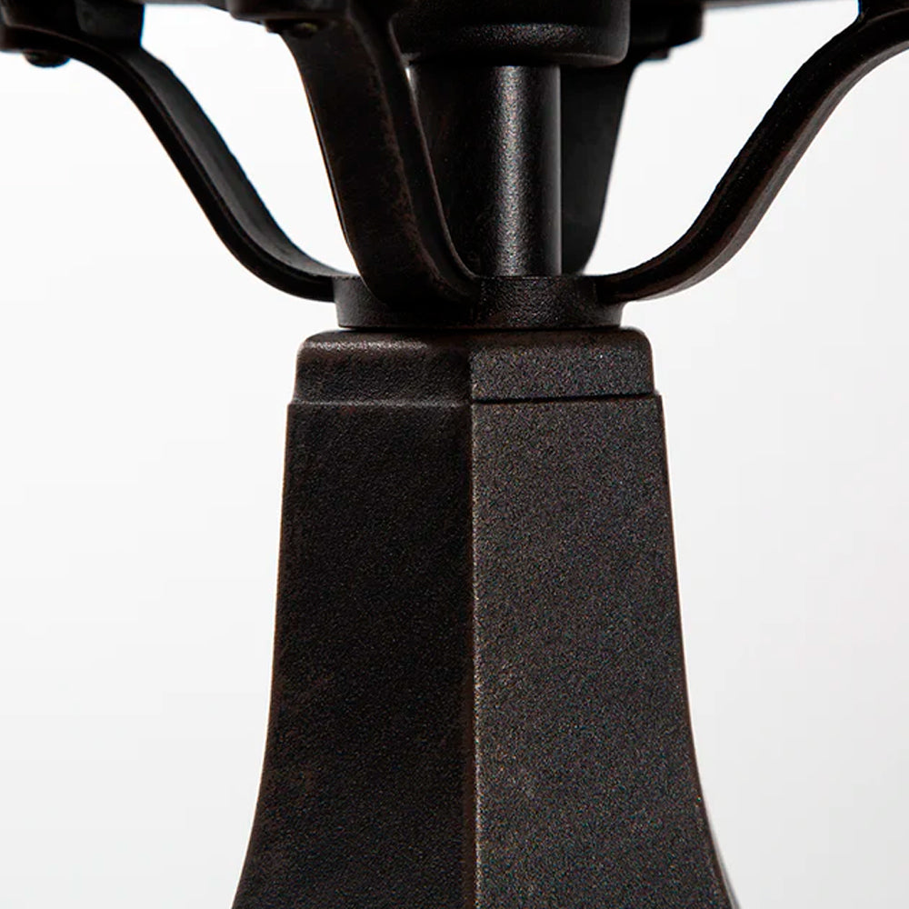 LAMPARA EXTERIOR PISO OXIDO 1L E27 100W LUMIMEXICO ***SIN T.E.***