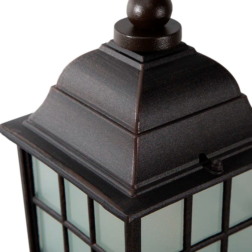 LAMPARA EXTERIOR PISO OXIDO 1L E27 100W LUMIMEXICO ***SIN T.E.***