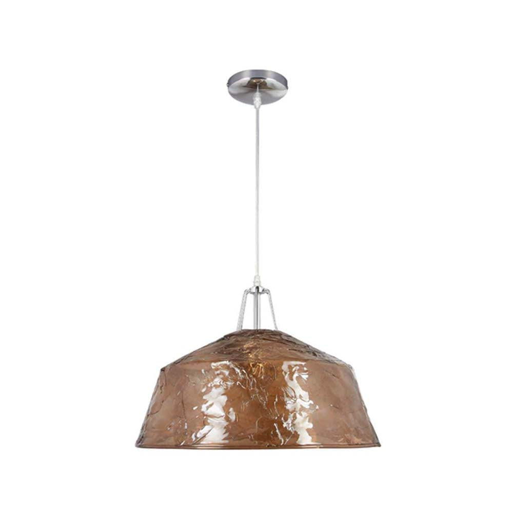 COLGANTE DE ACRÍLICO TECNOLITE TIAN BASE E27 CAFÉ ***TECNOLITE HAE***