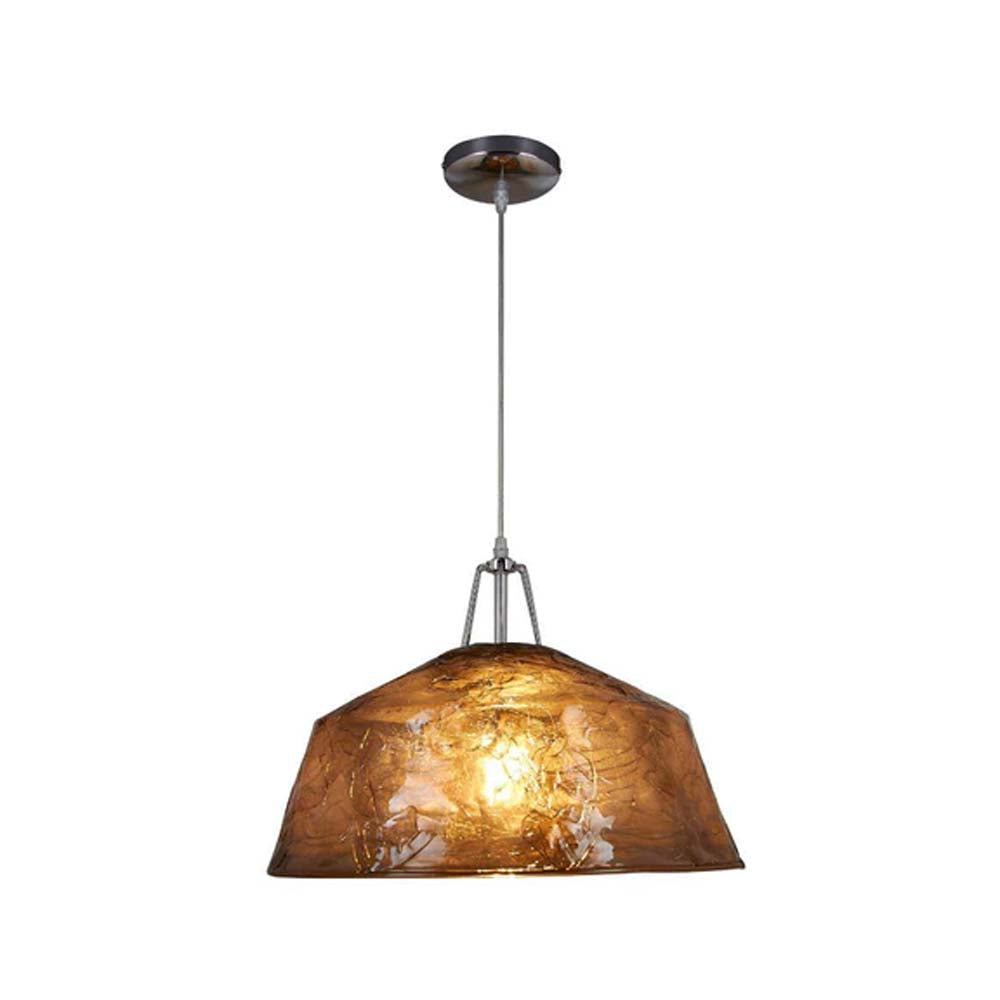 COLGANTE DE ACRÍLICO TECNOLITE TIAN BASE E27 CAFÉ ***TECNOLITE HAE***