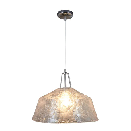 COLGANTE DE ACRÍLICO TECNOLITE TIAN BASE E27 TRANSPARENTE  *** HAE ***