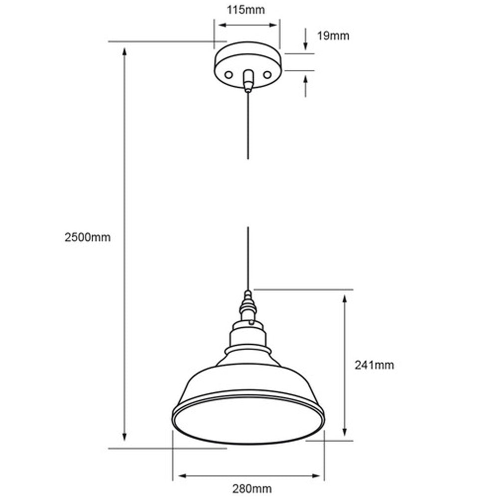 COLGANTE DE CRISTAL TECNOLITE MAIA II 2.5M DE ALTURA 60W BASE E27 NO INCLUYE FOCO
