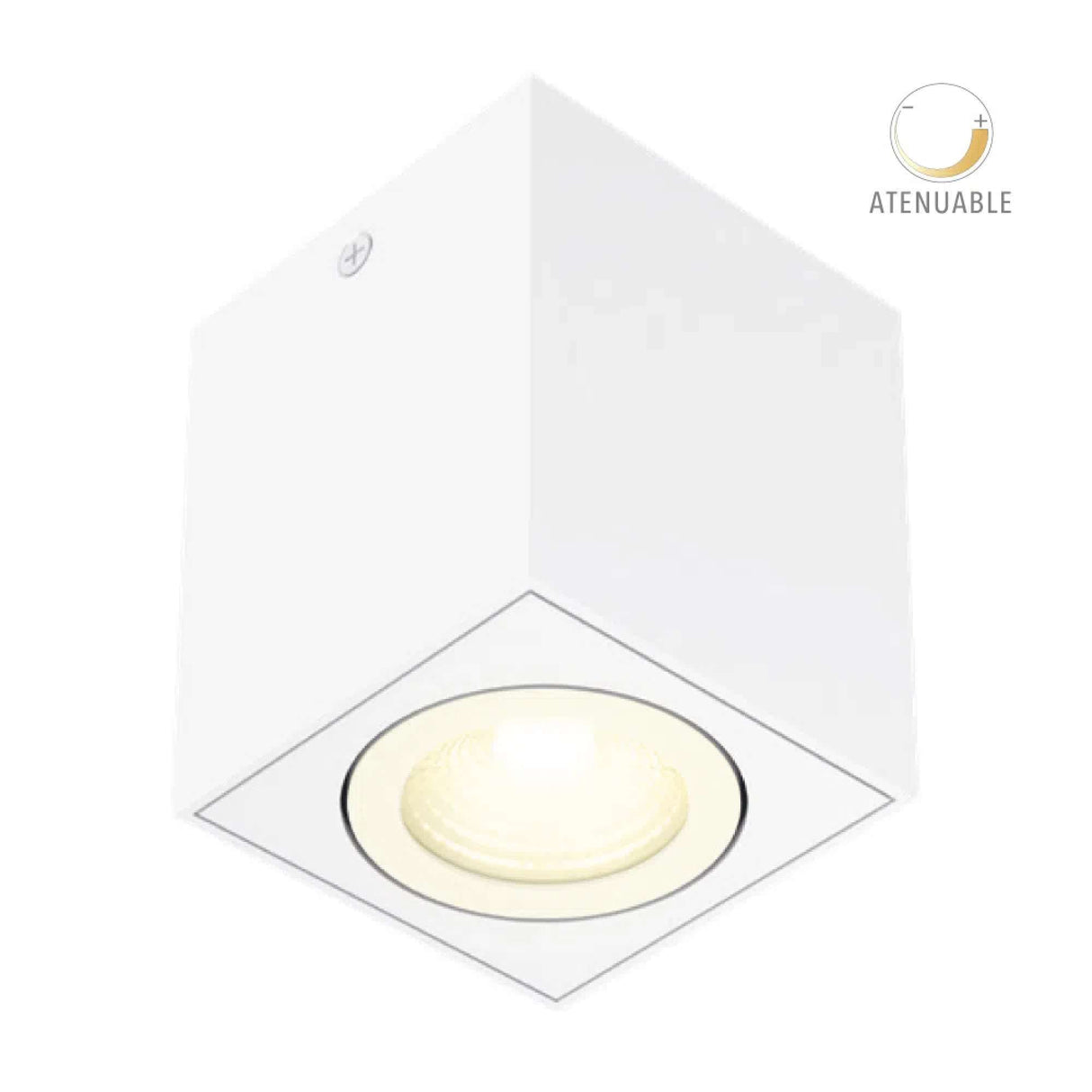 LÁMPARA DE INTERIOR LED TECNOLITE ASTEROPE I ATENUABLE SPOT PARA SOBREPONER 20W LUZ SUAVE CÁLIDA BLANCO ***TECNOLITE HAE***