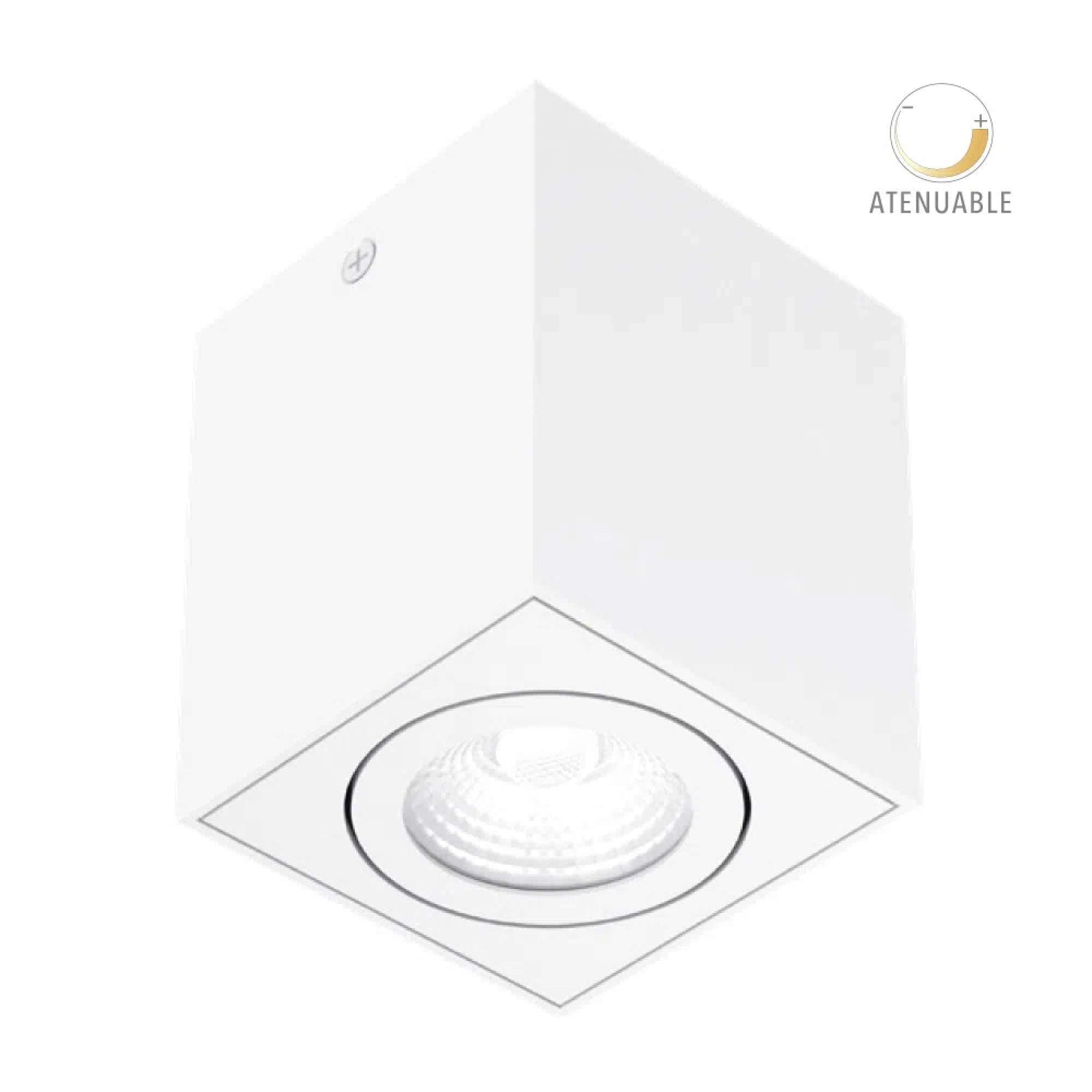 LÁMPARA DE INTERIOR LED TECNOLITE ASTEROPE I ATENUABLE SPOT PARA SOBREPONER 20W LUZ SUAVE CÁLIDA BLANCO ***TECNOLITE HAE***