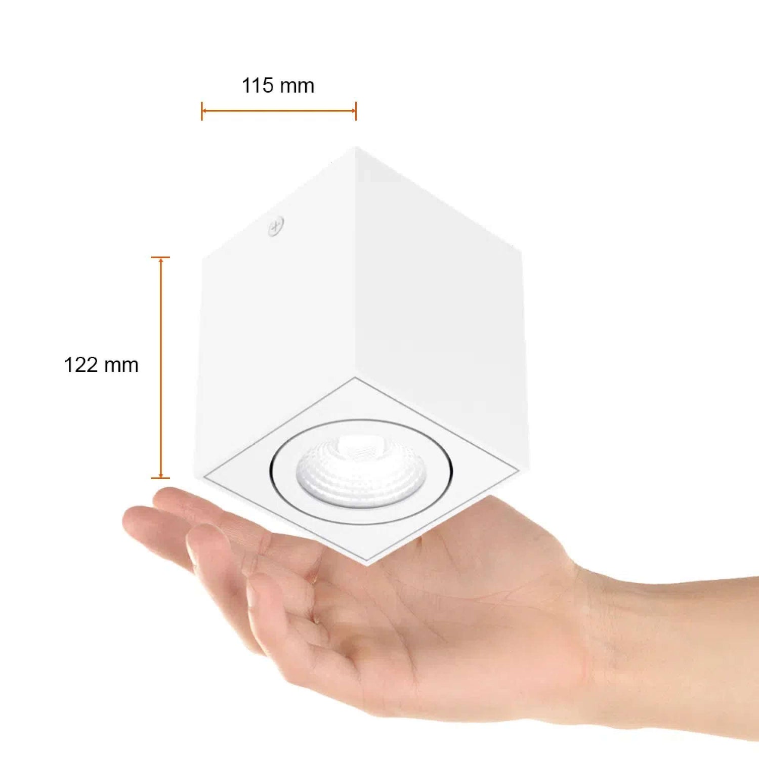LÁMPARA DE INTERIOR LED TECNOLITE ASTEROPE I ATENUABLE SPOT PARA SOBREPONER 20W LUZ SUAVE CÁLIDA BLANCO ***TECNOLITE HAE***