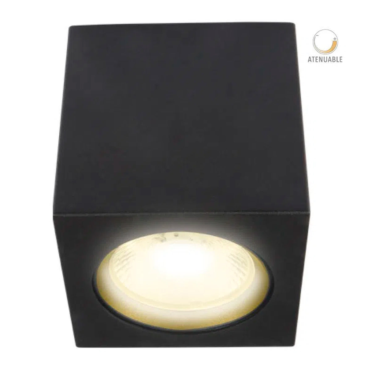 LAMPARA SPOT LED DE SOBREPONER 20 W LUZ CALIDA BRILLANTE DIRIGIBLE ATENUABLE