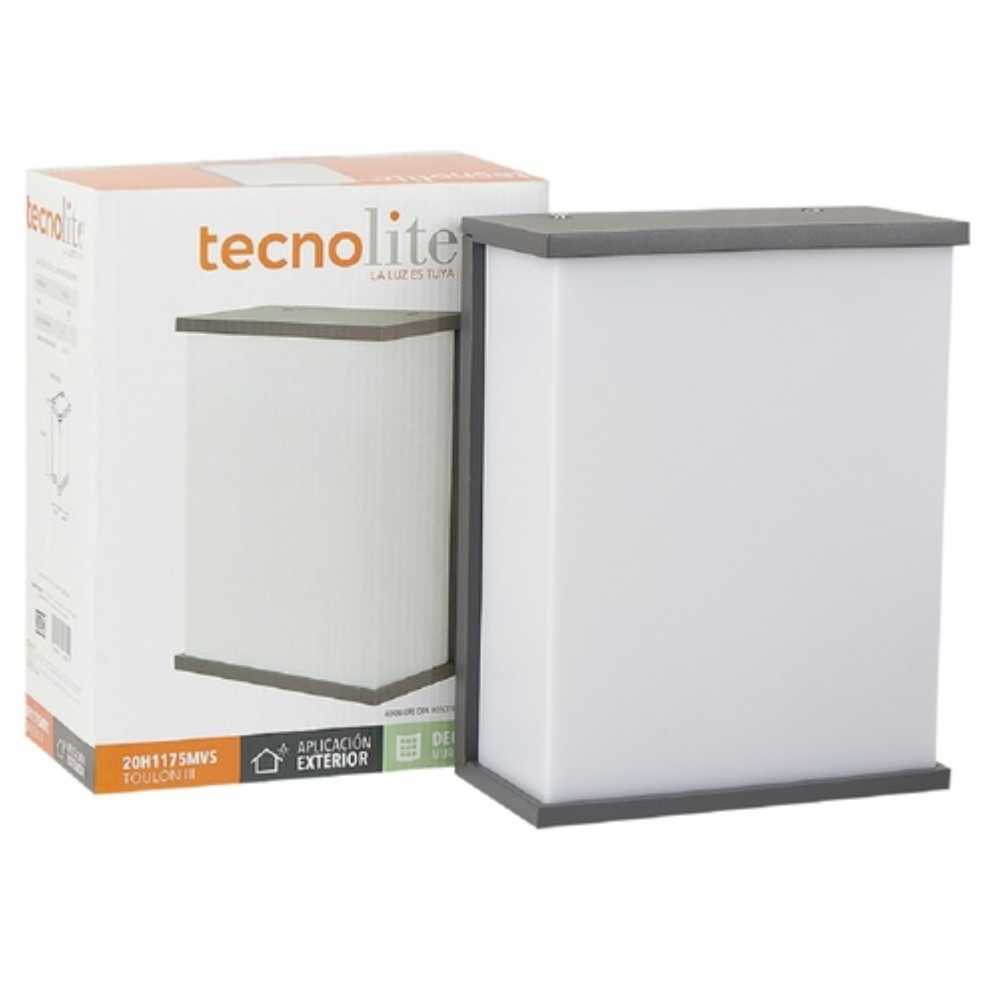 LÁMPARA DE EXTERIOR TOULON III TECNOLITE PARA SOBREPONER BASE E27