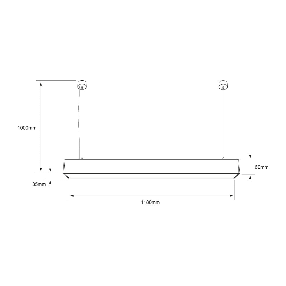 LÁMPARA DE INTERIOR LED NEIVA II TECNOLITE 20W LUZ BLANCA NEUTRA IRC80 LED INTEGRADO
