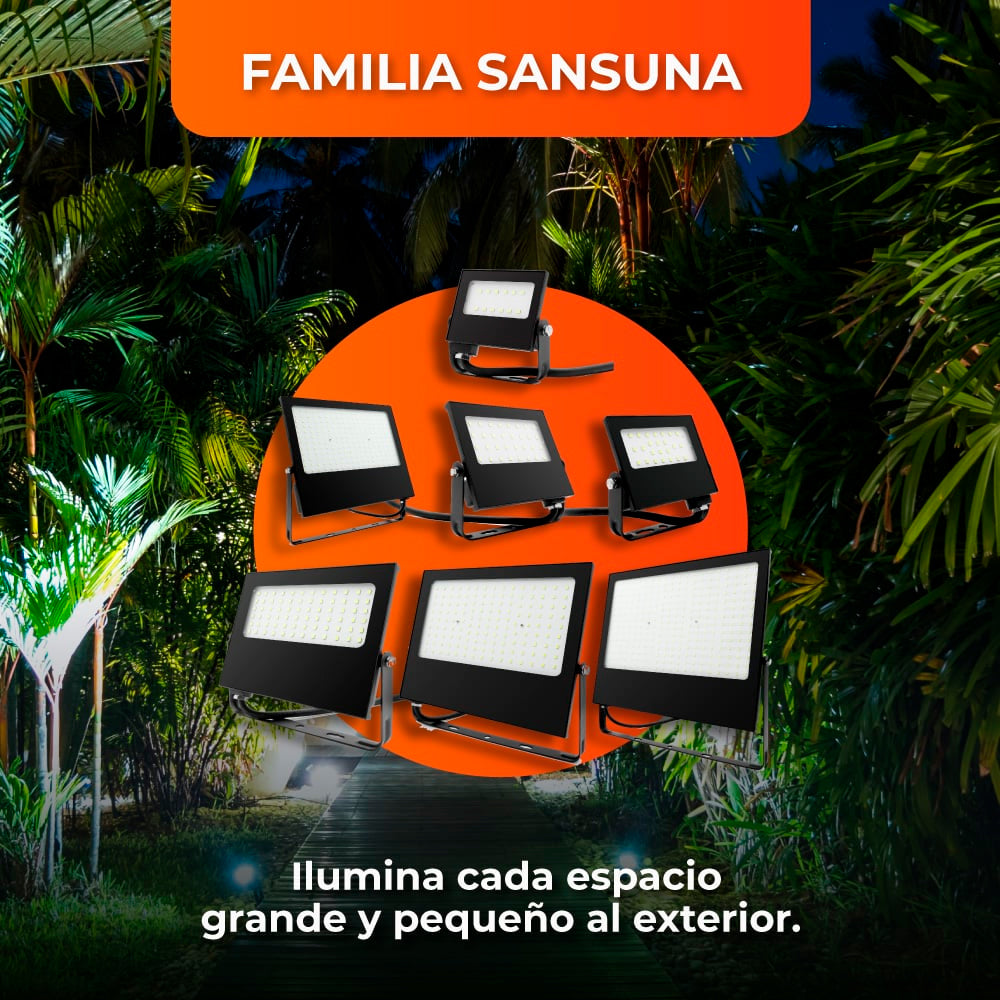 REFLECTOR EXT LED 20W 100-240V 1800LM 3000K NGR***HAE2025***