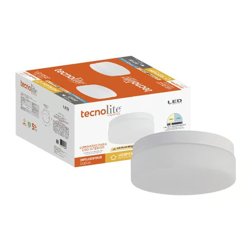 LUMINARIO INT SOBREPONER TECHO LED 20W CCT BLANCO