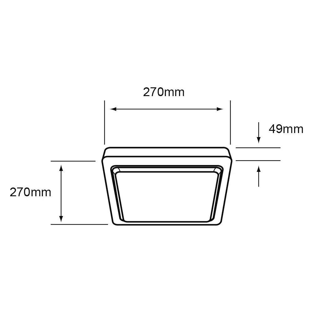 LAMPARA PLAFON LED TECHO 20 W LUZ CALIDA BRILLANTE INTERIORES NO ATENUABLE LED INTEGRADO 20PTLLEDC30MVB