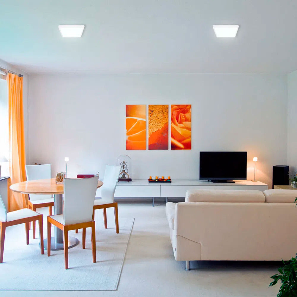 LAMPARA PLAFON LED TECHO 20 W LUZ DE DIA INTERIORES NO ATENUABLE LED INTEGRADO 20PTLLEDC65MVB