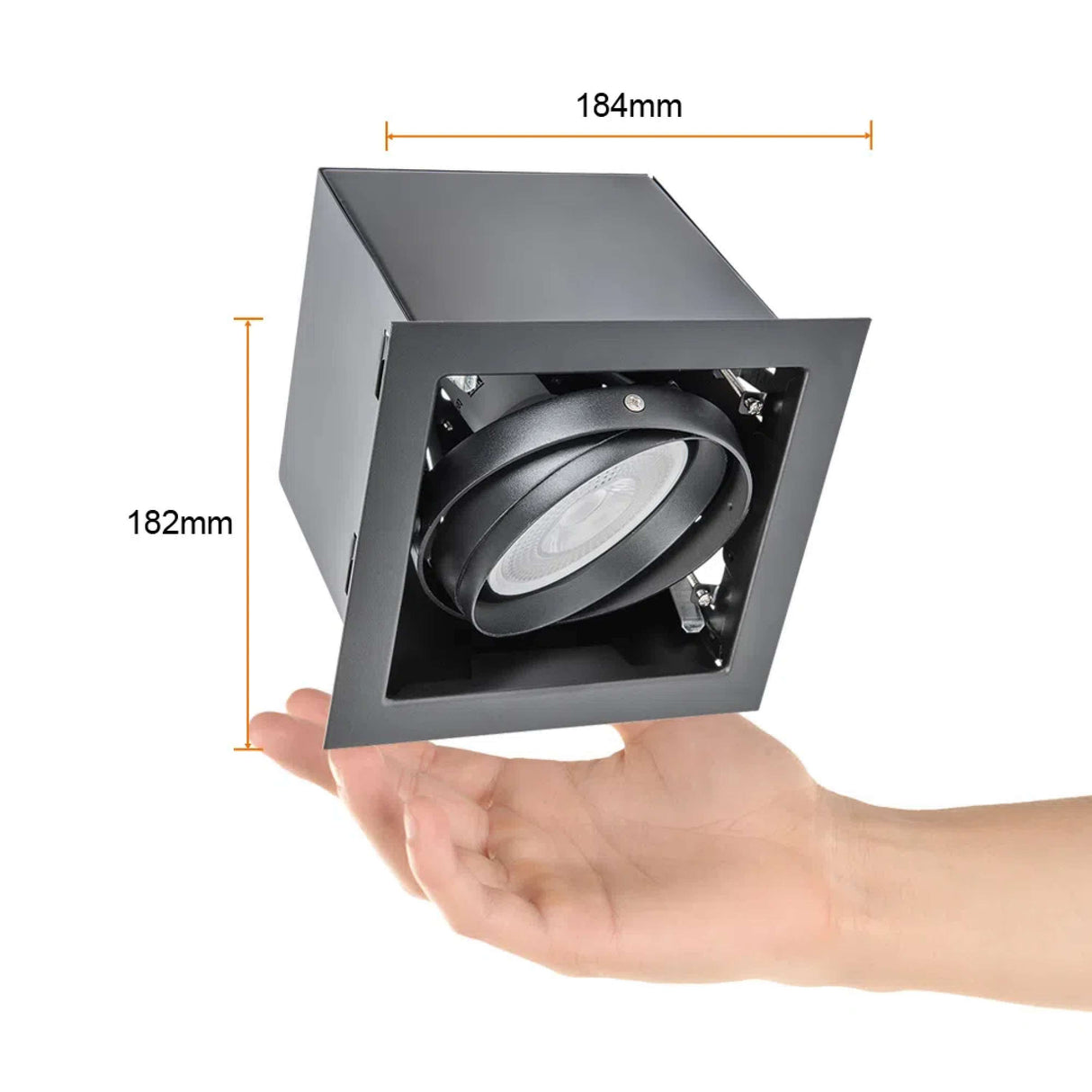 LÁMPARA EMPOTRABLE TECNOLITE LUYTEN I DIRIGIBLE BASE E27 NEGRO ***TECNOLITE HAE***