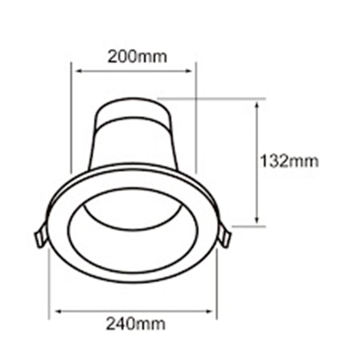 LÁMPARA EMPOTRABLE LED TECNOLITE ATIK IV SMART 20W LUZ BLANCA DINÁMICA ATENUABLE COMPATIBLE CON APP MÓVIL Y ASISTENTES DE VOZ ***TECNOLITE HAE***