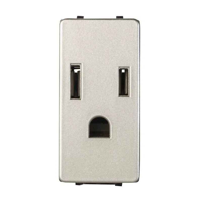 CONTACTO ESTEVEZ STYLO 2 POLOS CON TIERRA PLATINO ***HAE2025***