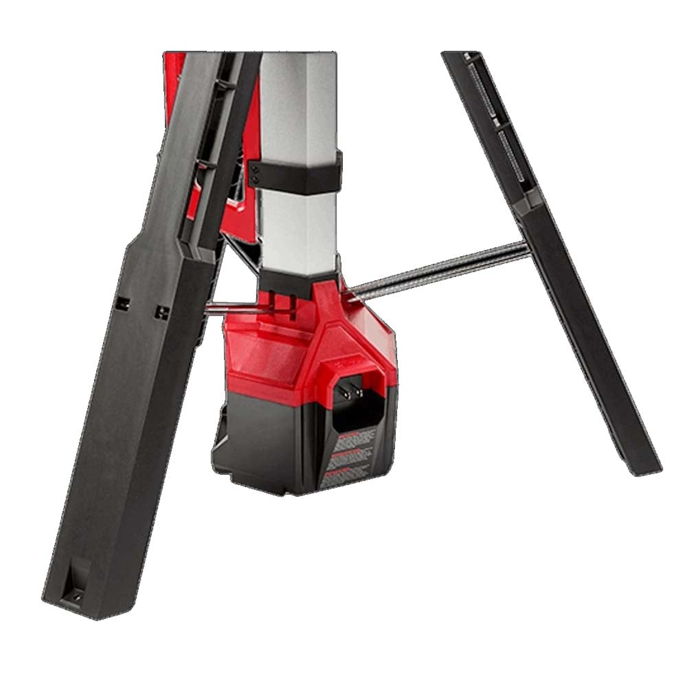 LAMPARA DE PEDESTAL DOBLE PODER M18 2500 LUMENES DOBLE ALIMENTACION POR CABLE A 120V C.A. Y A BATERIA 18V C.D. M18 (NO INCLUYE BATERIA SE RECOMIENDA 48111850) MILWAUKEE