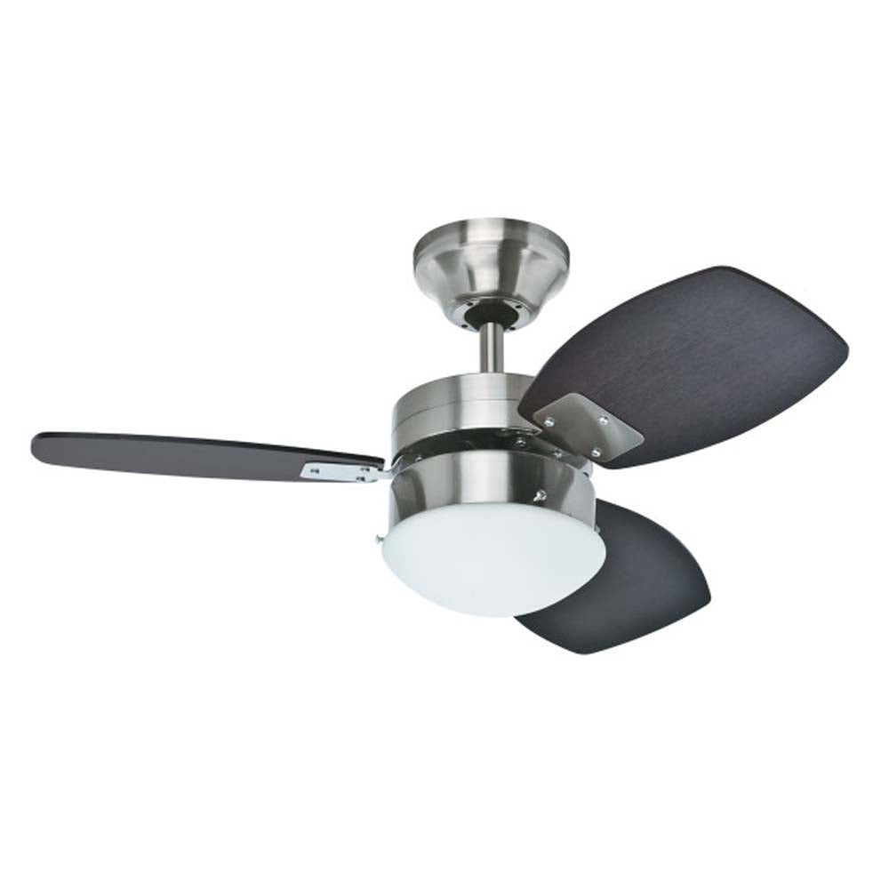 VENTILADOR TECHO 3 ASPAS 30 PULGADAS SPRITE COLOR NIQUE CEPILLADO 21677 HUNTER