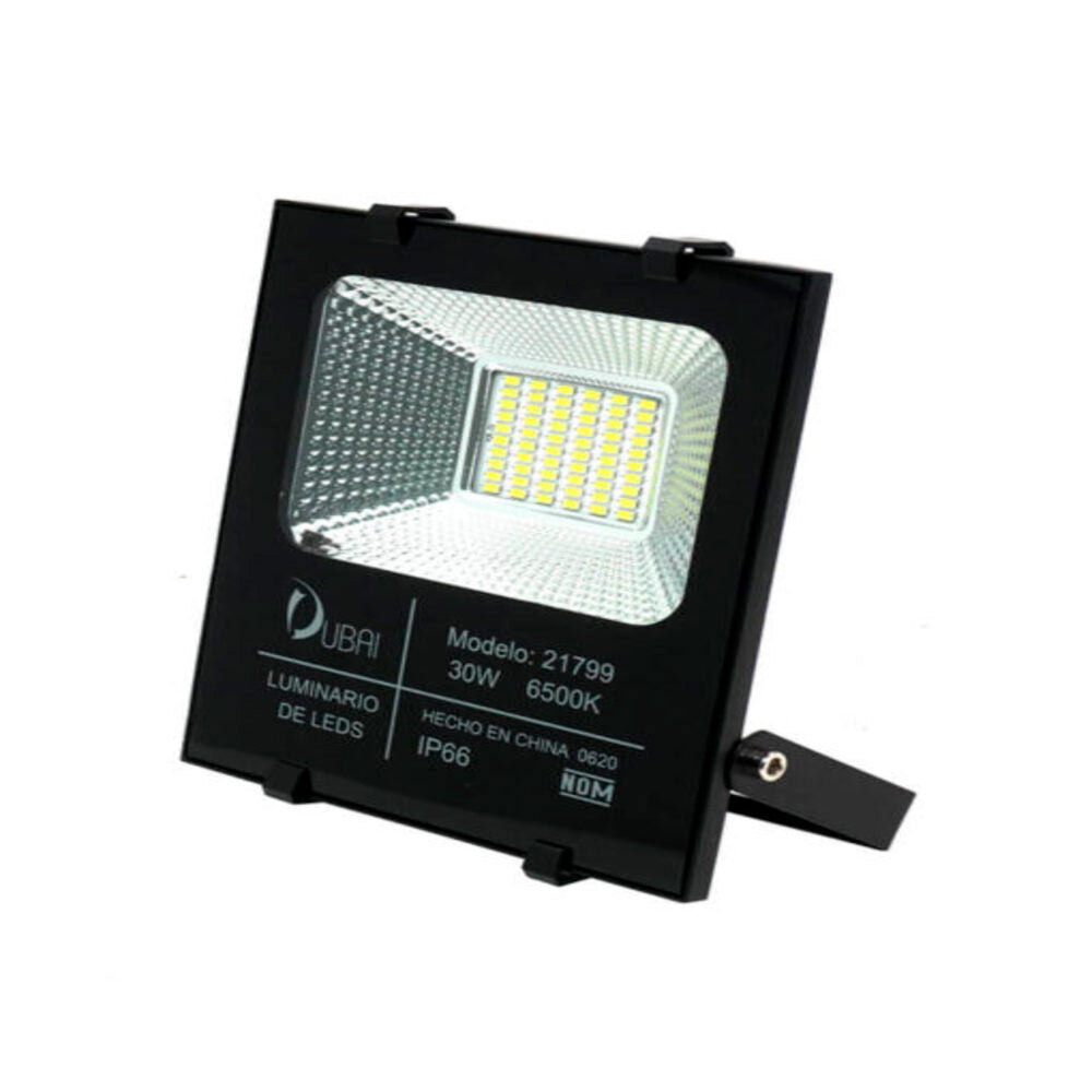 REFLECTOR CON PANEL SOLAR 30W 6500K IP60 MCA DUBAI***SIN T.E***