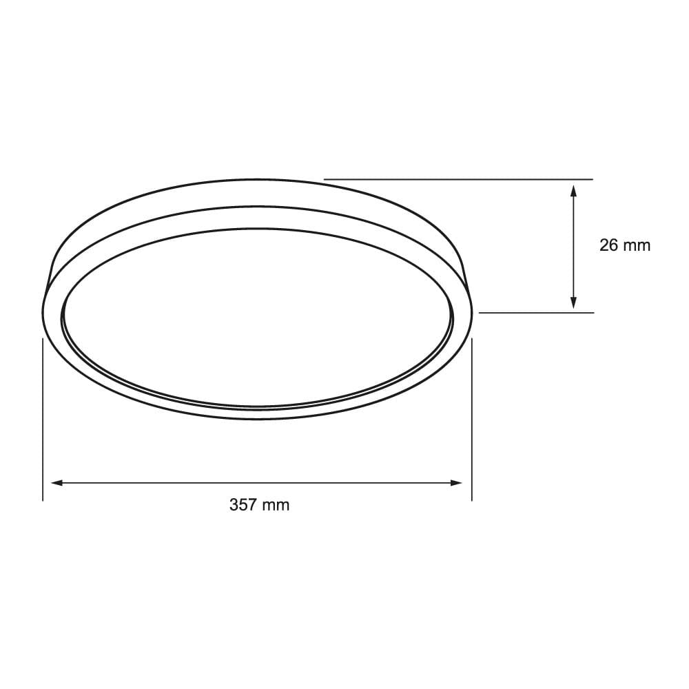LUMINARIO INT SOBREPONER TECHO LED 21W CCT NIQUEL