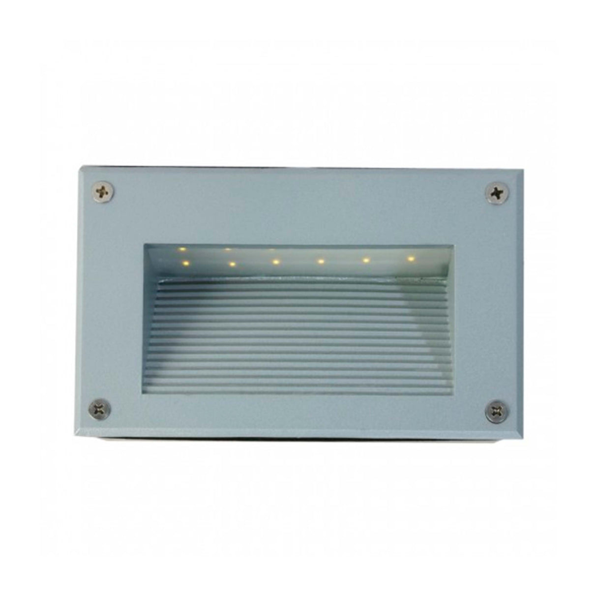 LUMINARIA LED PARA EMPOTRAR EN MURO GRIS 100-240V IP54 3000K