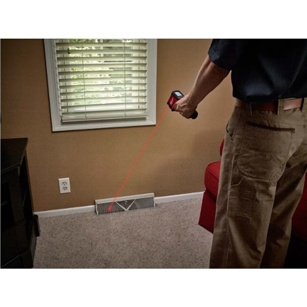 PISTOLA PARA TEMPERATURA INFRAROJA CON PANTALLA LCD A BATERIA DE 9V MILWAUKEE