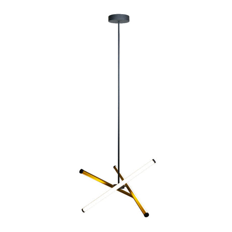 LUMINARIO INTSUSP LED 22W 30K DORADO