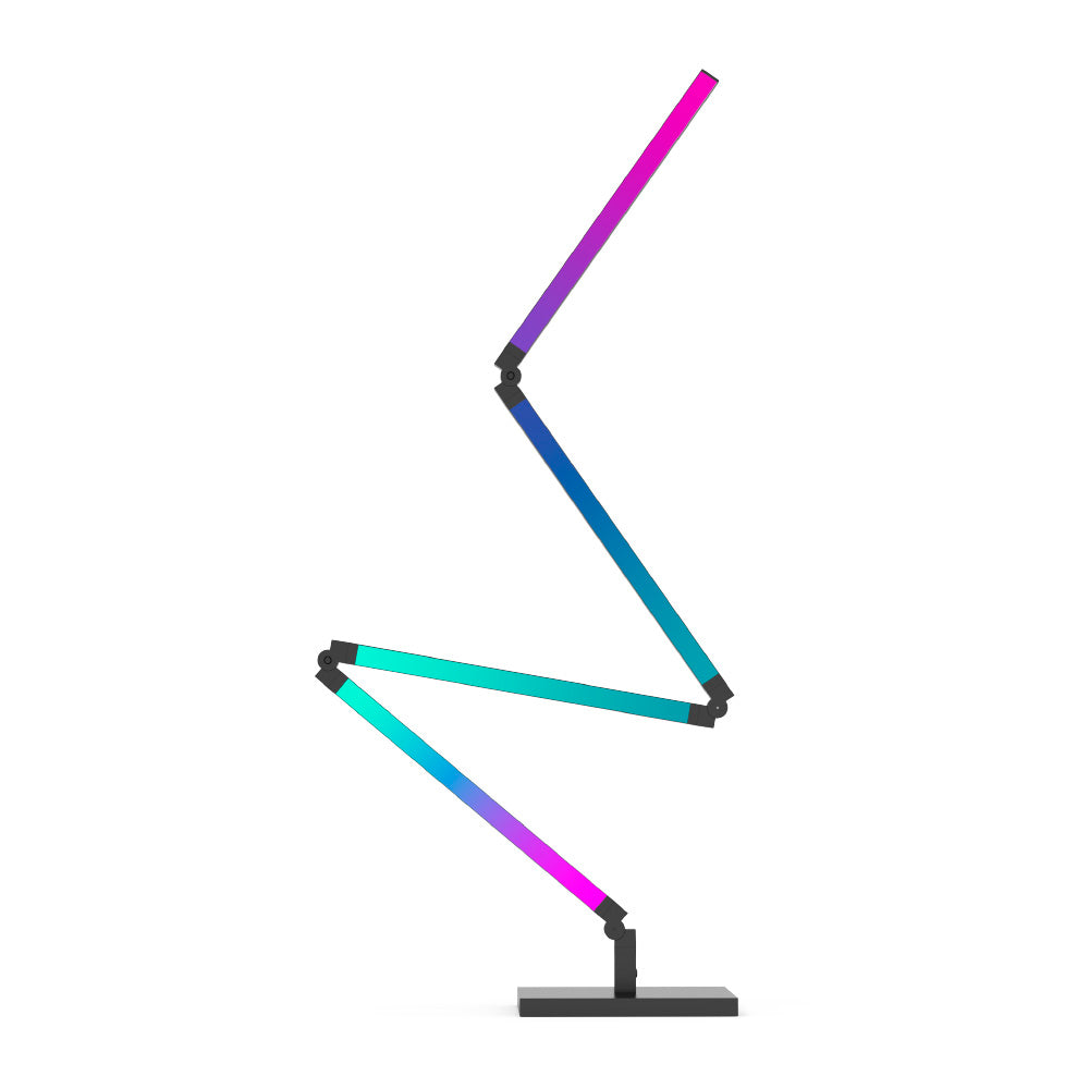 LAMPARA DE PIE/PARED PLEGABLE INTELIGENTE WIFI 22W LUZ RGB + BLANCA PERSONALIZABLE C/APP MOVIL Y ASISTENTES DE VOZ