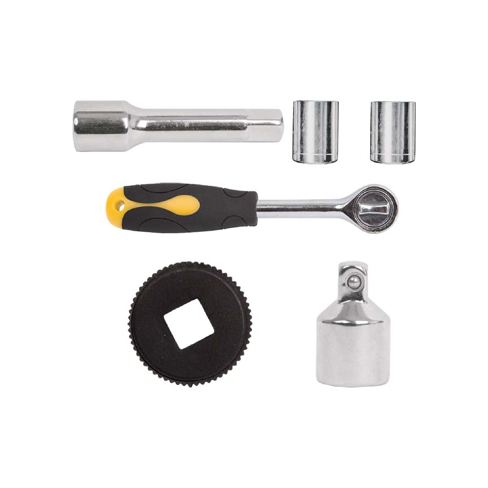 JGO. DADOS CUADRO 1/4" Y 3/8" 39PZS. PRETUL