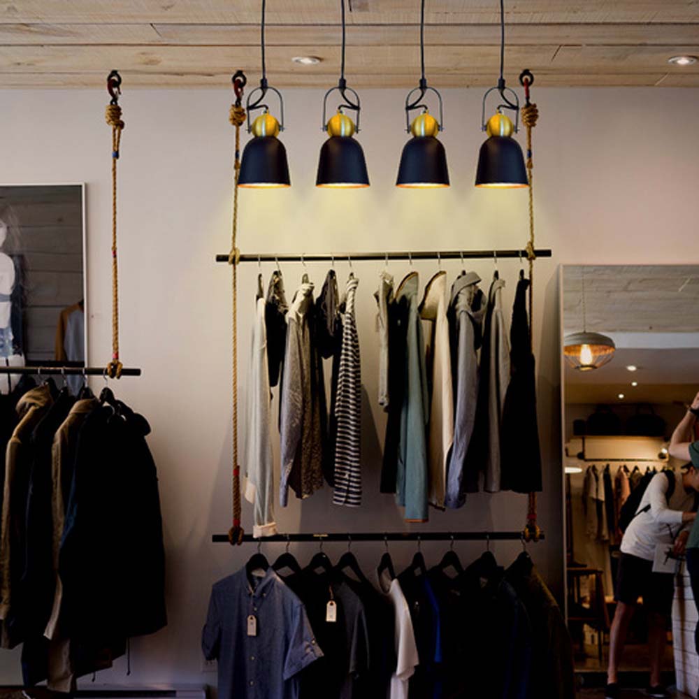 LÁMPARA DE INTERIOR TECNOLITE RAN II PARA SUSPENDER CUATRO BASES E27