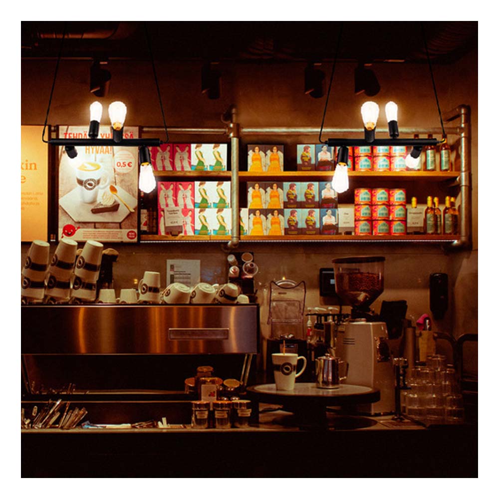 LUMINARIO INT. COLG. 4X8.5W/100-240V. KANG