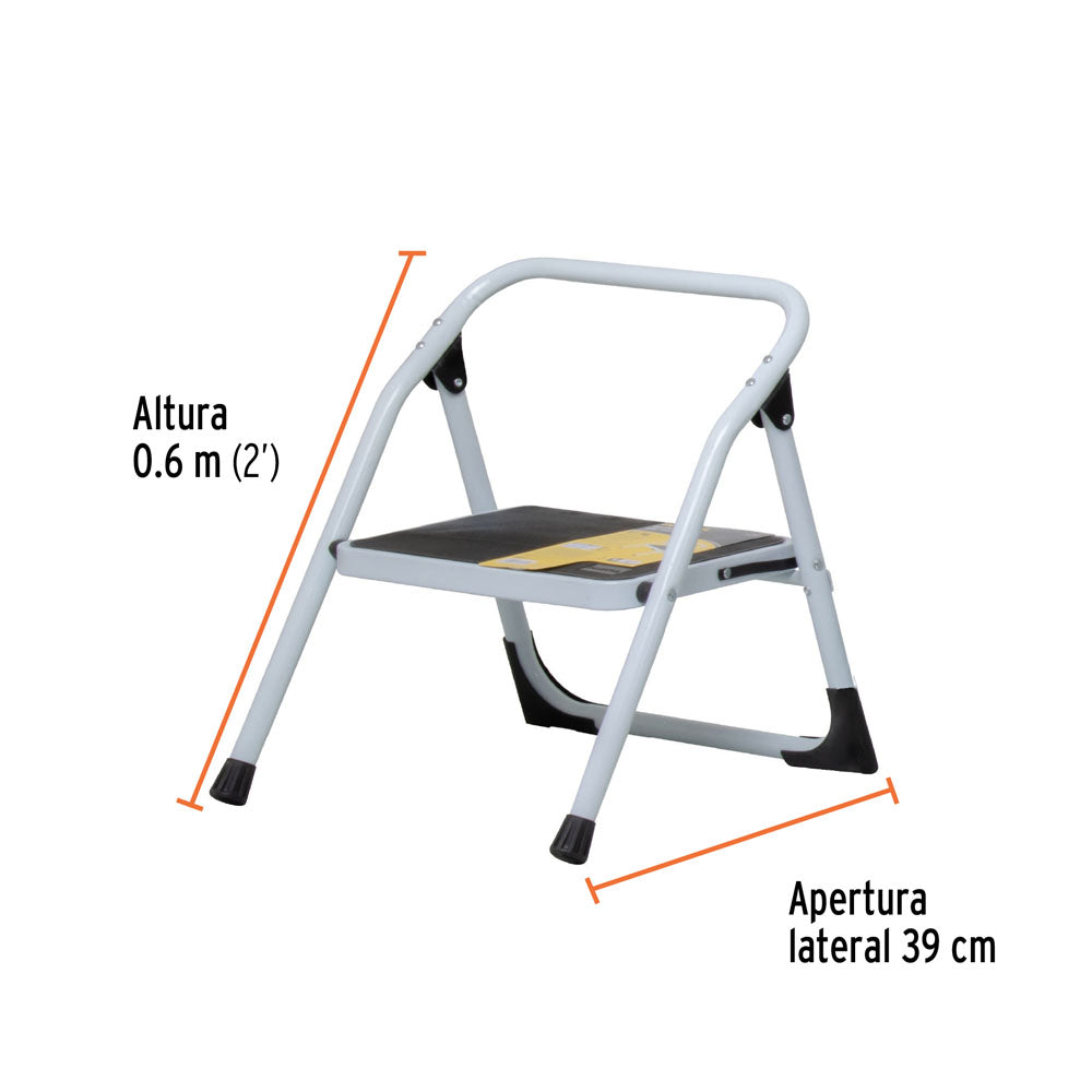 ESCALERA TUBULAR PLEGABLE 1 PELDAÑO PRETUL ***HAE2025***
