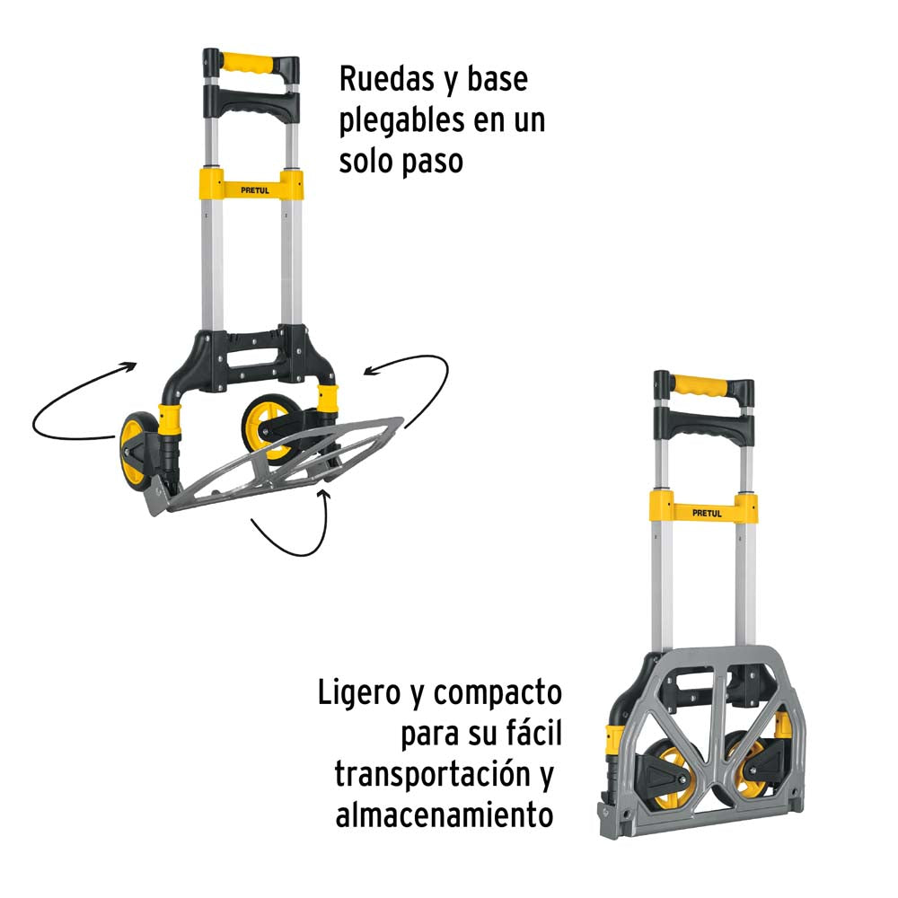 DIABLO DE CARGA PLEGABLE 100 KG PRETUL  DIA-100P