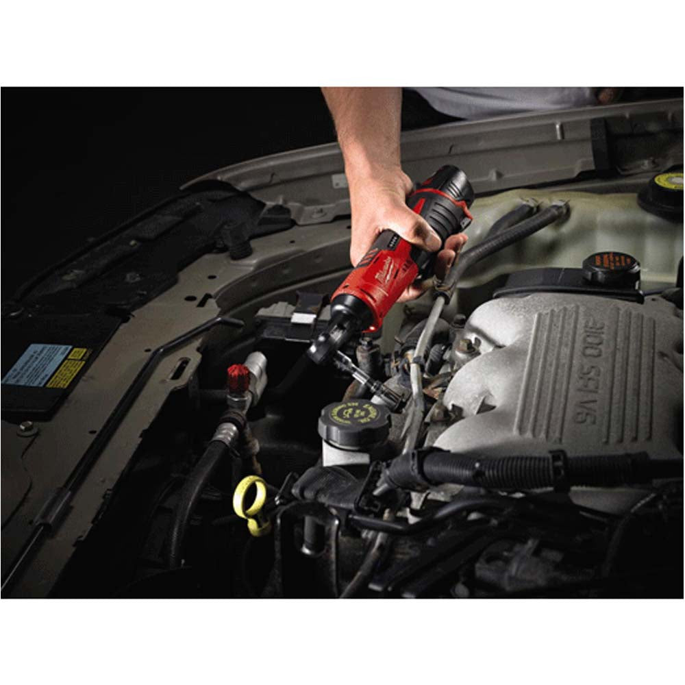 KIT TRINQUETE 3/8" M12 INCLUYE 1 BATERIA 12 VOLTS REDLITHIUM ION COMPACTA 1.5AMP M12 1 CARGADOR DE BATERIA REDLITHIUM DE IONES DE LITIO M12 MILWAUKEE