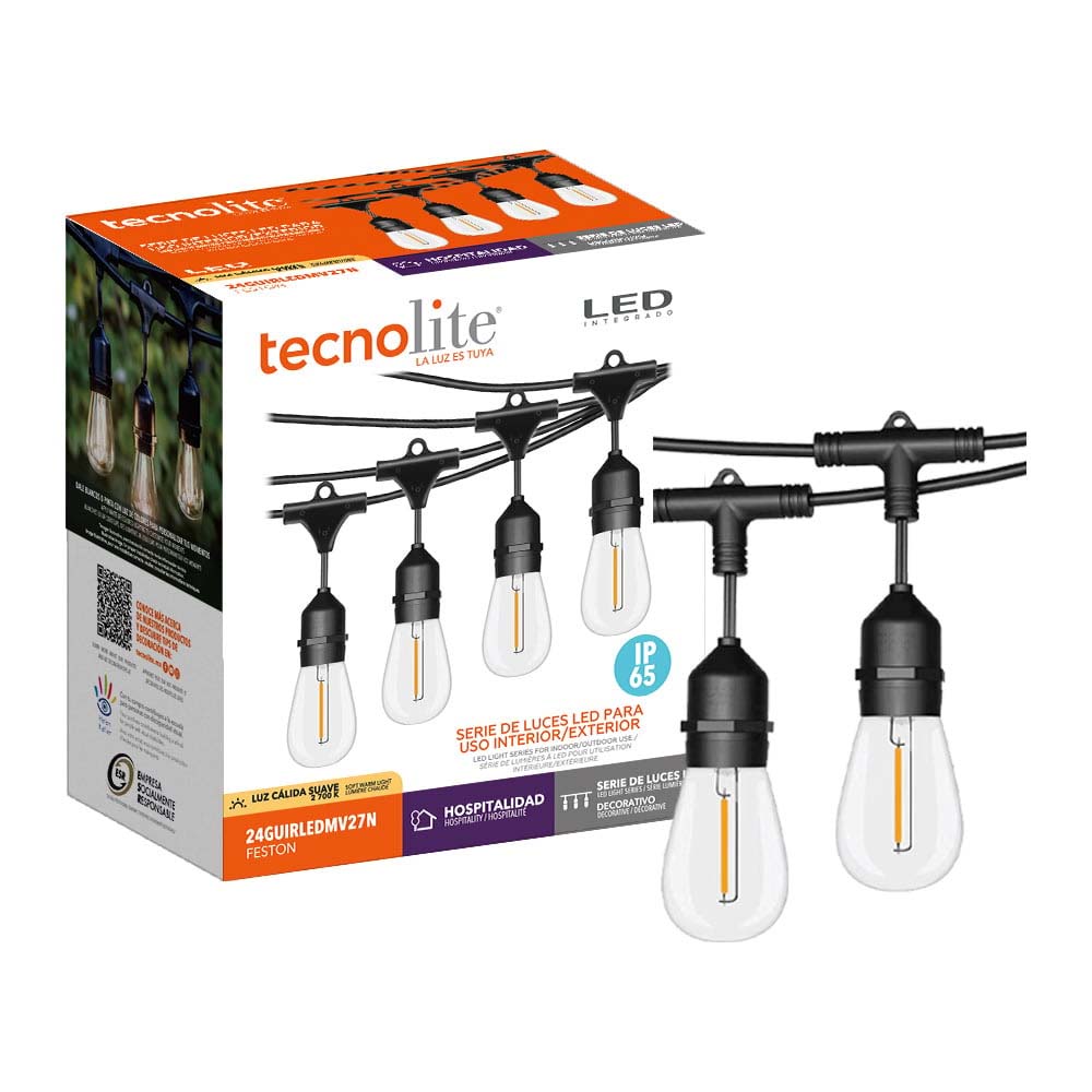 GUIRNALDA LED24W100-240V 50LM 2700K NGO